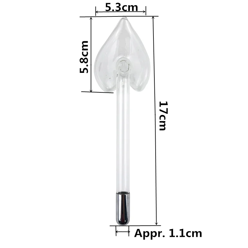 Высокочастотный электрод стеклянная трубка фиолетовый оранжевый светильник