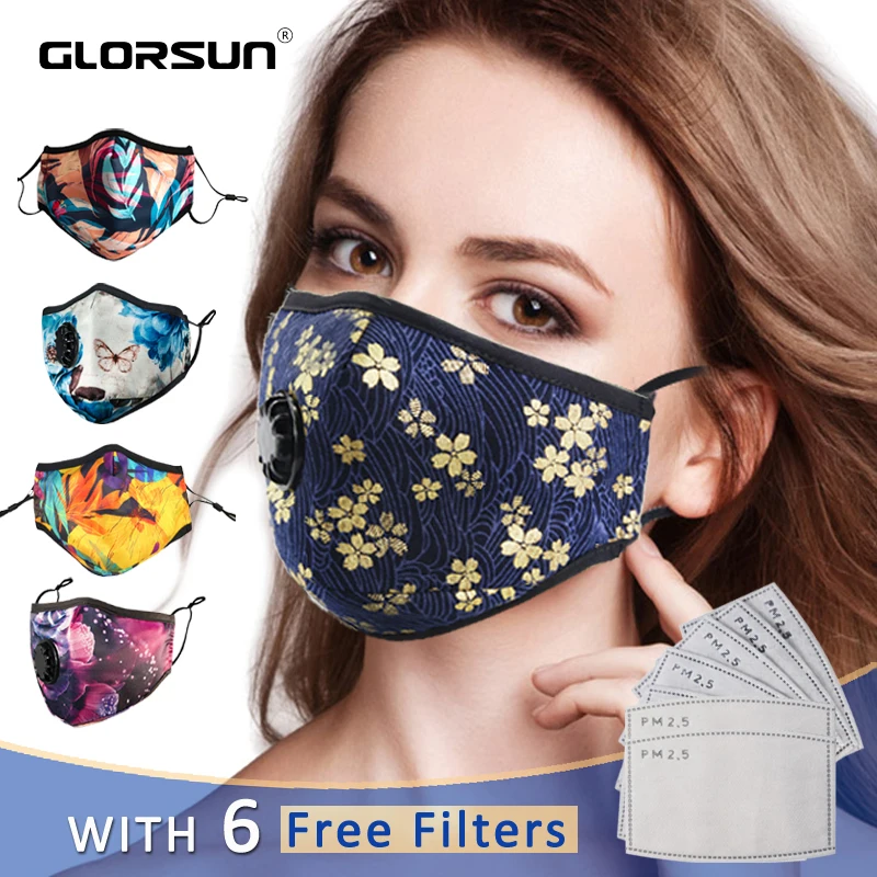 GLORSUN маска для лица взрослых женщин Спорт Велосипед Велоспорт Бег анти воздух