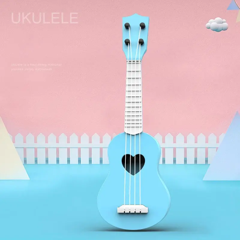 

Early Education Large Musical Instrument Simulation Ukulele Guitar Play Toy Four Stringed Instrument Musical Toys For Kids