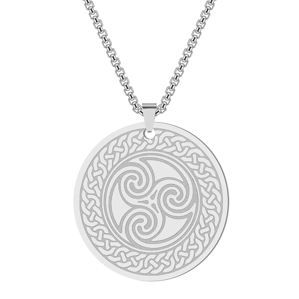 Женское колье с подвеской в виде викингов из нержавеющей стали | Украшения и