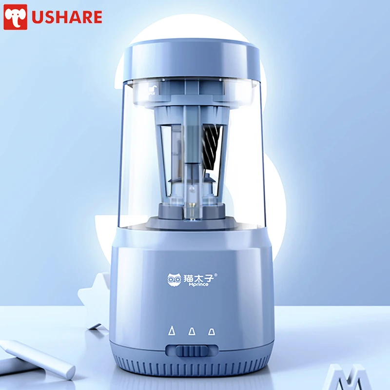 

Электрическая точилка для карандашей Ushare, автоматическая USB точилка для карандашей, обновленная и удобная, школьные и офисные канцелярские ...