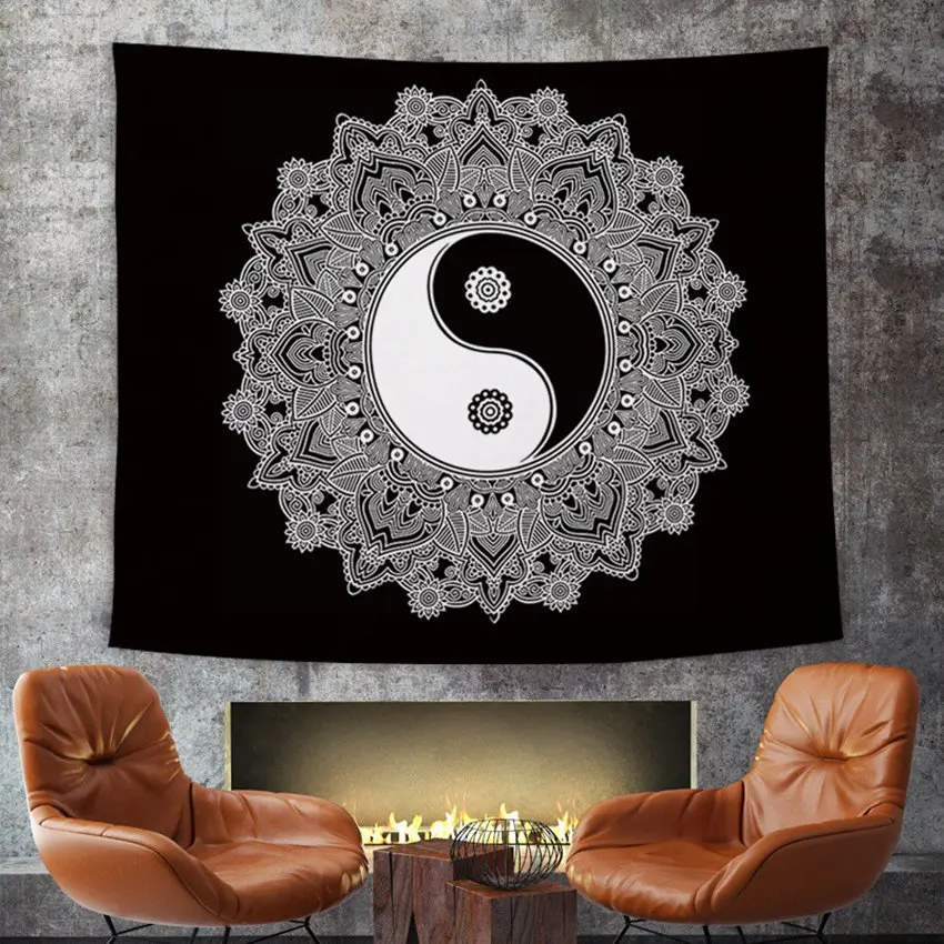 

Religion Tapestry For Living Room Bedroom Bedspread Printed Tiger Wall Hanging Boho Decor Beach Mat