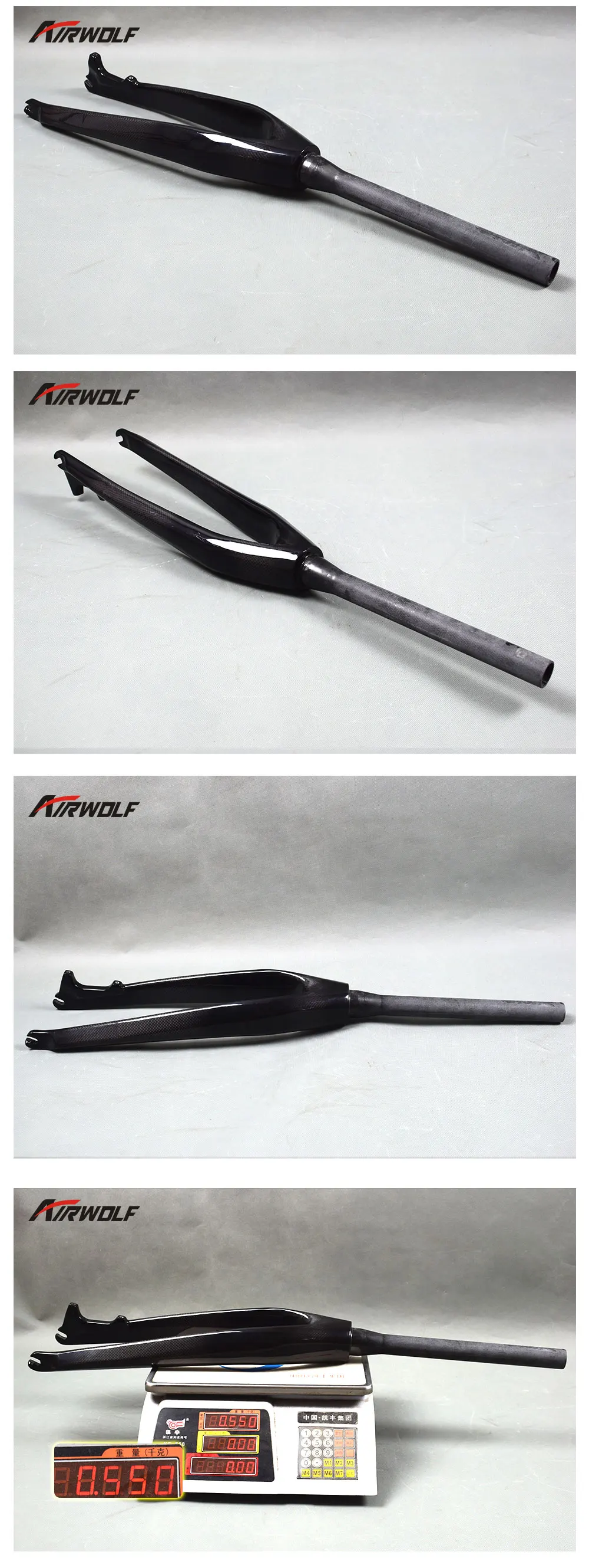 Новые детали для велосипеда углеродная вилка mtb 3K weave 26 27,5 29er углеродная вилка коническая вилка 9*100 мм QR углеродная Велосипедная вилка