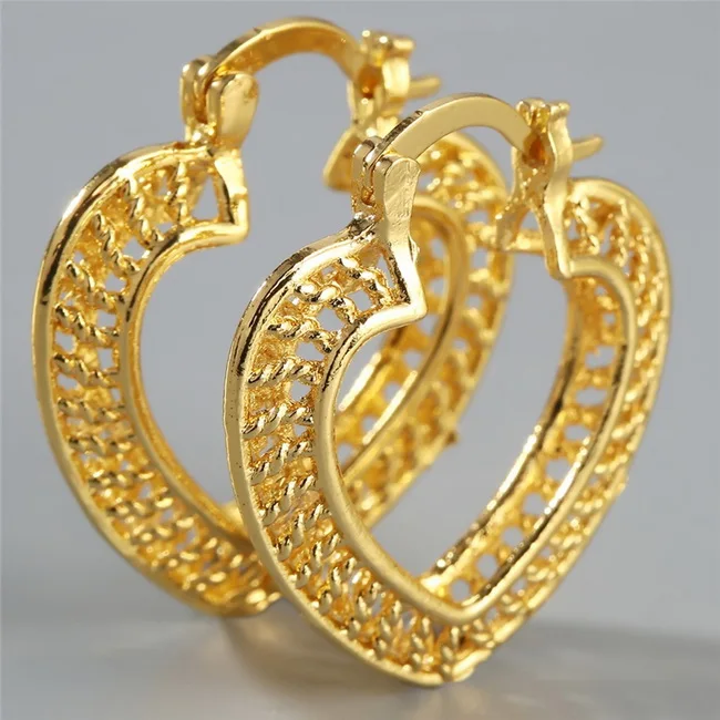 Hoop Earring E571 Классические желтое золото цвет серьги-кольца из металла для женщин Преувеличенные Роскошные полые большая серьга-кольцо массивные ювелирные изделия L4E569 - Окраска металла: Hoop Earring E571