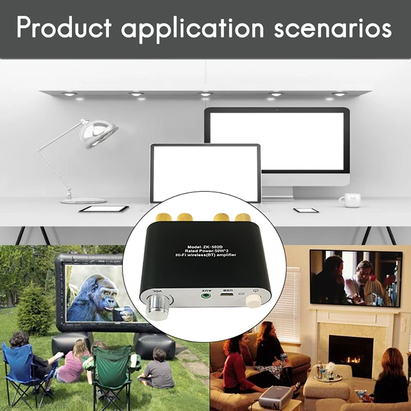 Цифровой мини-усилитель TPA3116D2 Bluetooth 5 0 стерео Hi-Fi усилитель мощности для домашнего