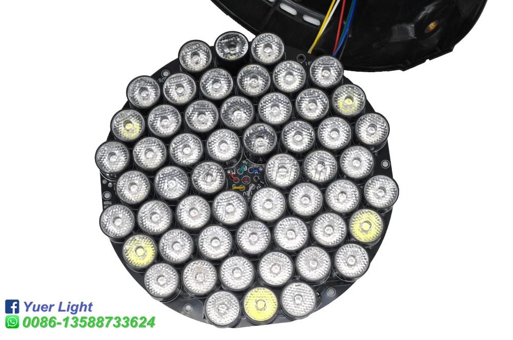 Светодиодный прожектор 54X 3W RGBW, 4 цвета, DMX Par Cans, светильник для дискотеки, сценический светильник с эффектом стирки, лазерный проектор, Dj светильник