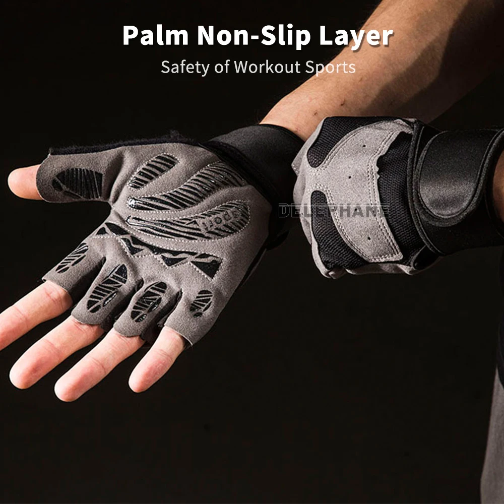 Женские спортивные перчатки без пальцев дышащие черные Мотоциклетные Перчатки