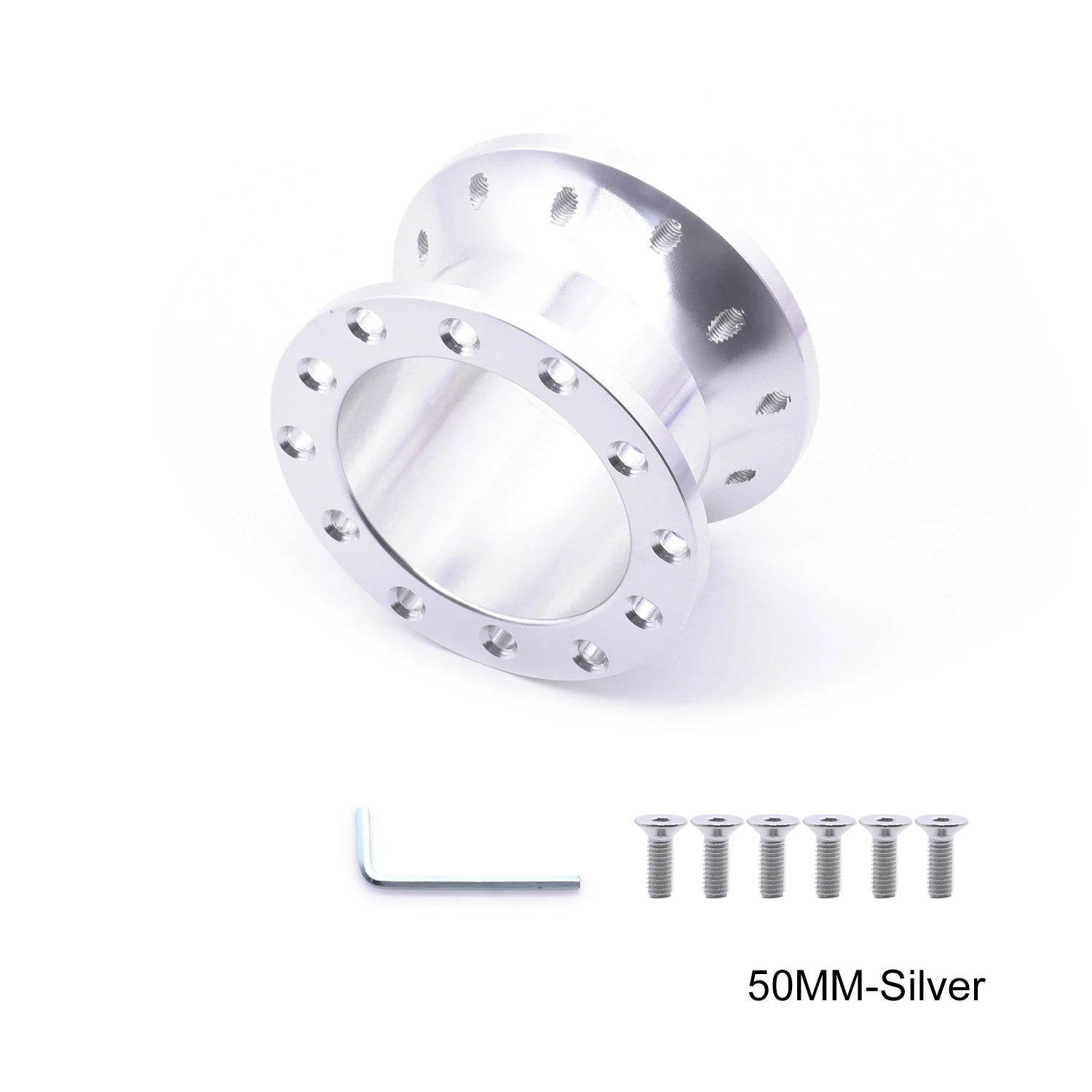 

Универсальный автомобильный тюнинг, спортивный адаптер для проставки рулевого колеса, 30 мм, 50 мм, алюминий с ЧПУ, подходит для комплекта ступицы гоночного автомобиля