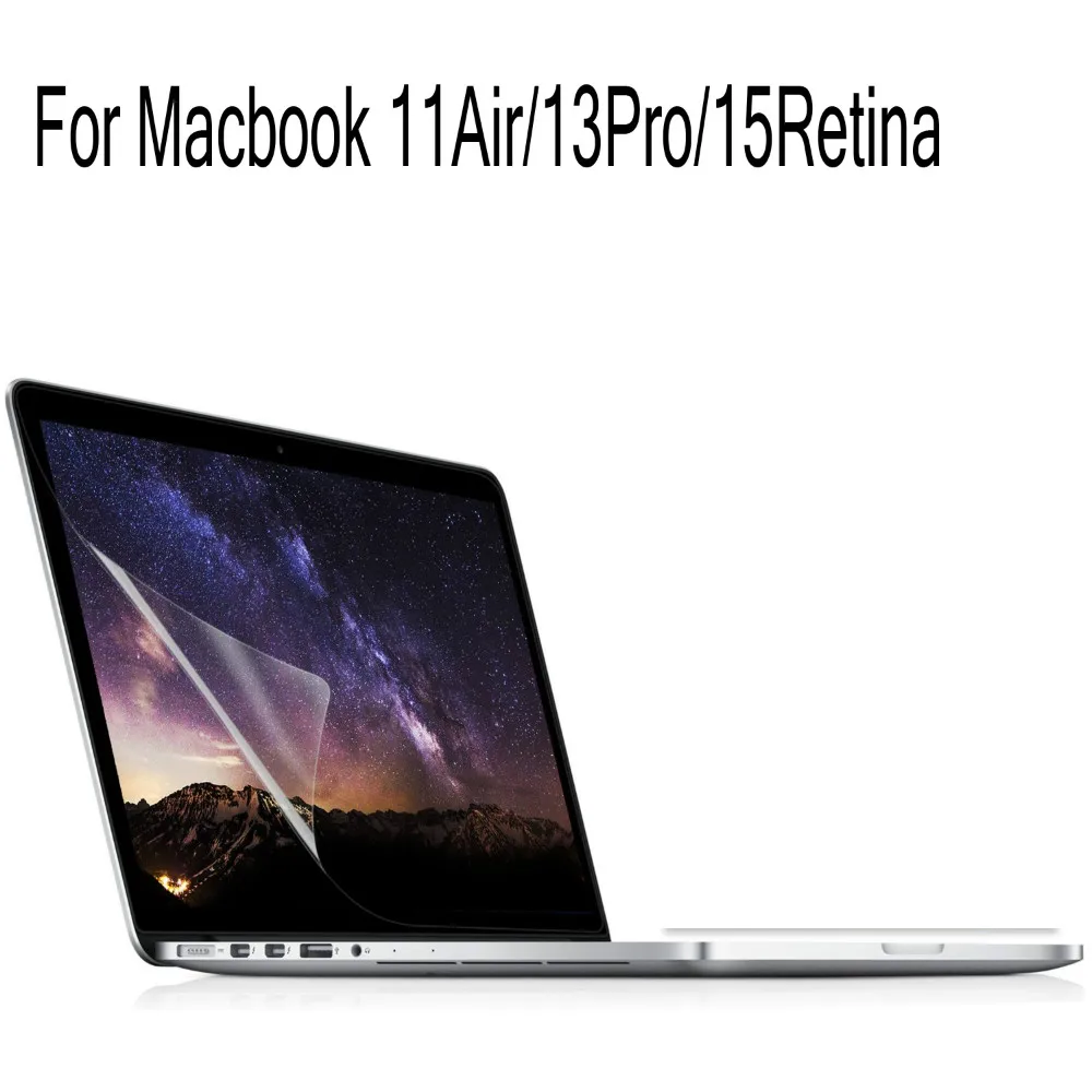 Комплект из 3 предметов для Mac book Pro Экран Защитная пленка Macbook Air Retina 13 15 11 12 4 дюймов