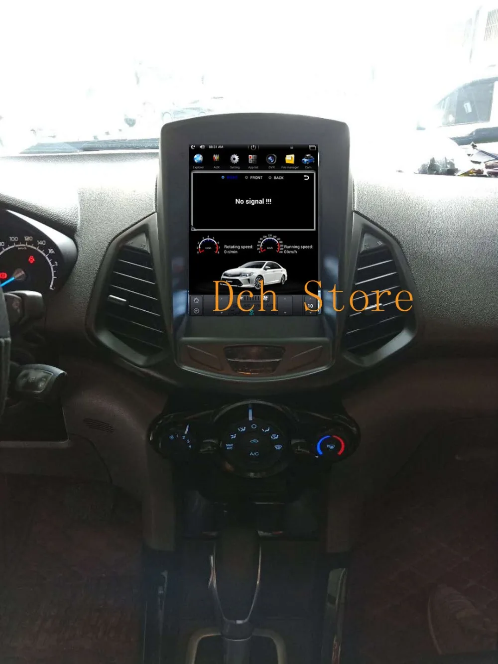 Автомобильный DVD плеер с экраном 10 4 дюйма Android 9 0 вертикальный Тесла GPS навигация