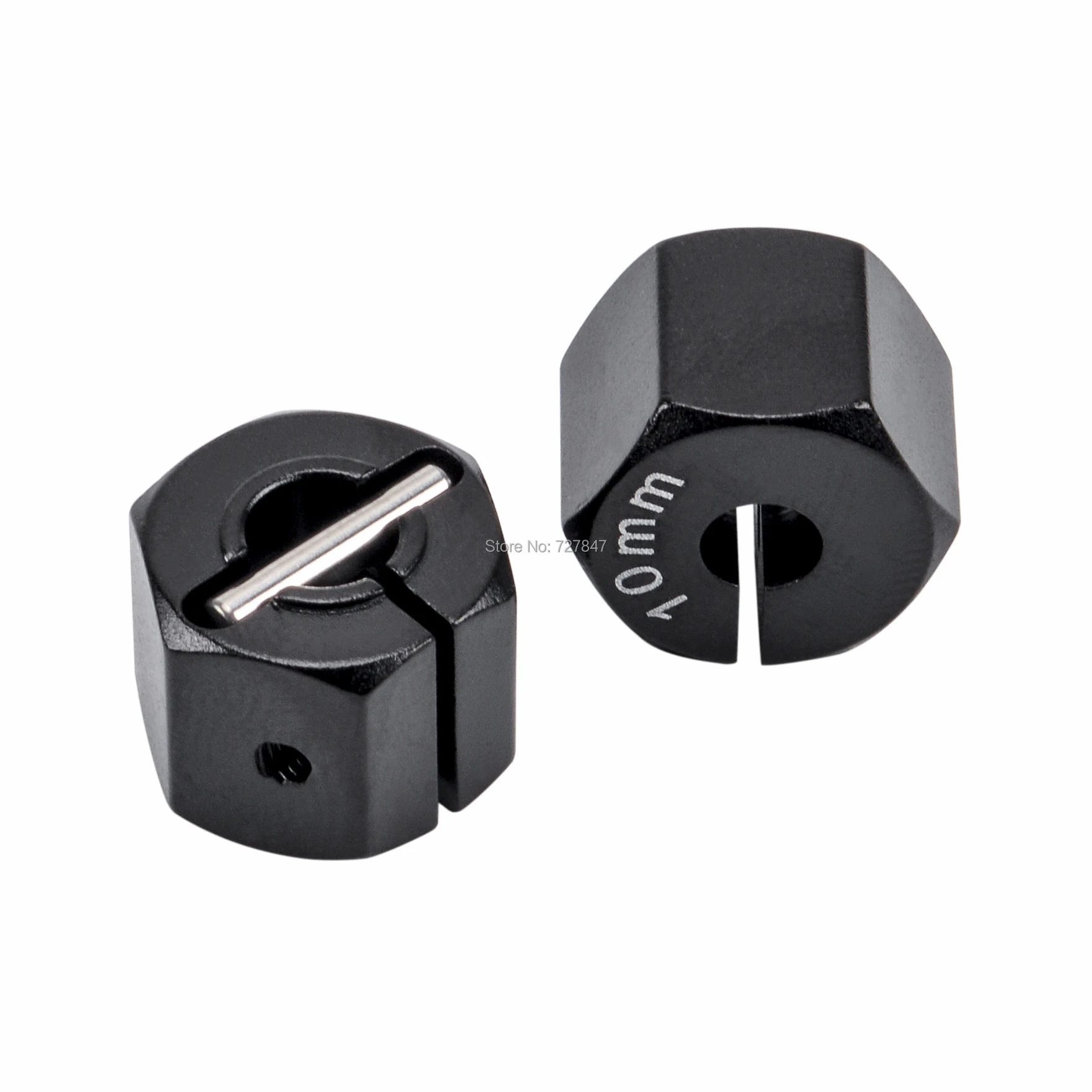 4pcs/lot 10mm Thickness Hex 12mm Aluminum Wheel Drive Adaptors and Pins Alloy Metal For 1:10 RC Car Wheels Rim | Игрушки и хобби