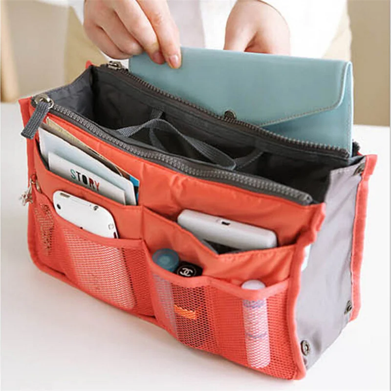 

Multifunctional Travel Cosmetic Bag Thicken Large Capacity Washing Bag Double Zipper Storage Bags Organizer Women's Cosmetic Bag