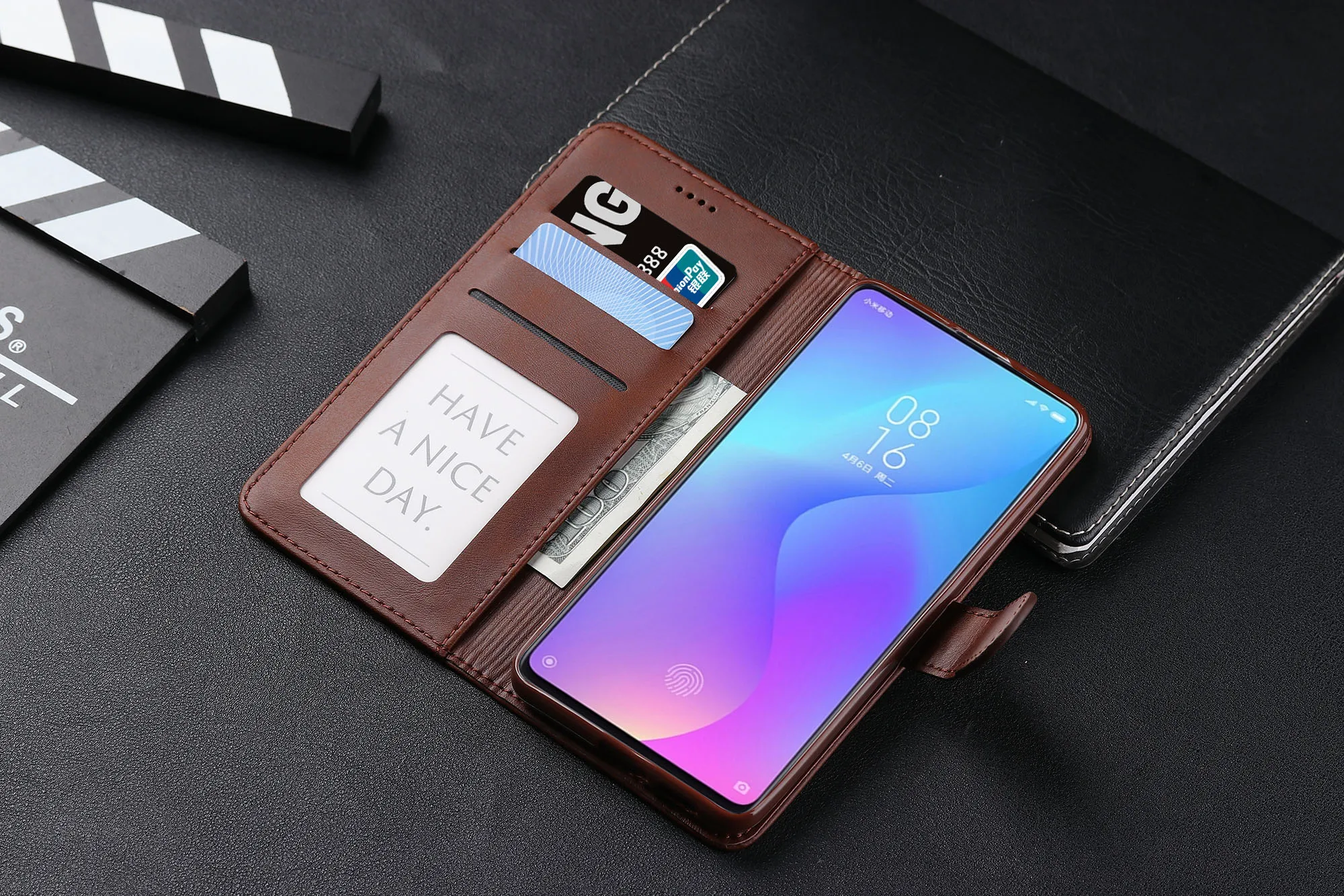Флип кожаный чехол для телефона Xiaomi Redmi 8 9 6X 9se 9t 9tpro слот карт Стенд кошелек