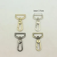 5pc 25mm bags belt strap metal buckle carabiner snap hook lobster clasps dog collar clasp diy leathercraft bag accessory