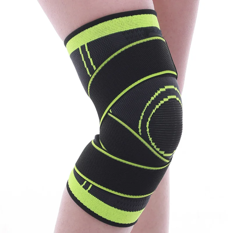 TJ-Tianjun Knee Protector Pressurized Knee Bandage Breathable Nylon Silk Latex Spandex Sports Cycling Climbing Knee Cover k080