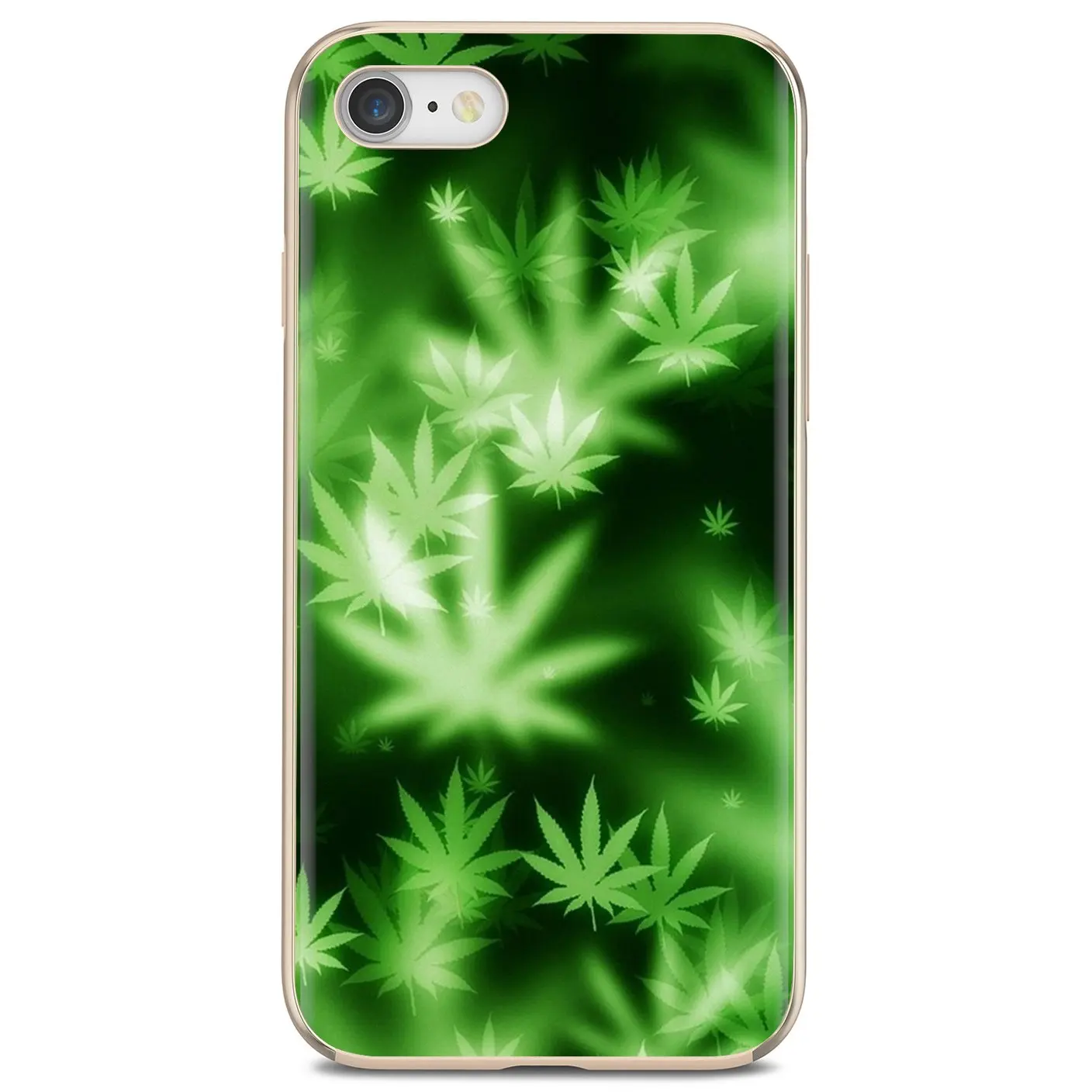 Тонкий силиконовый мягкий чехол из ТПУ для телефона листья лекарства сорняки Xiaomi