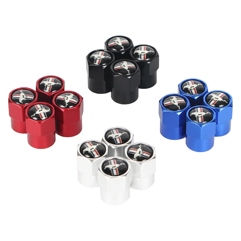 Новинка 4 шт. автомобильные крышки стержня вентиля шины для Mustang 2015 2017 2018
