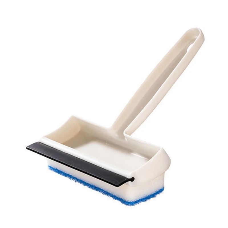 

Short Handle Double-side Window Squeegee Plastic Home Mirrors Cleaner for Bathroom Showers Glass Doors Adhesive Holder