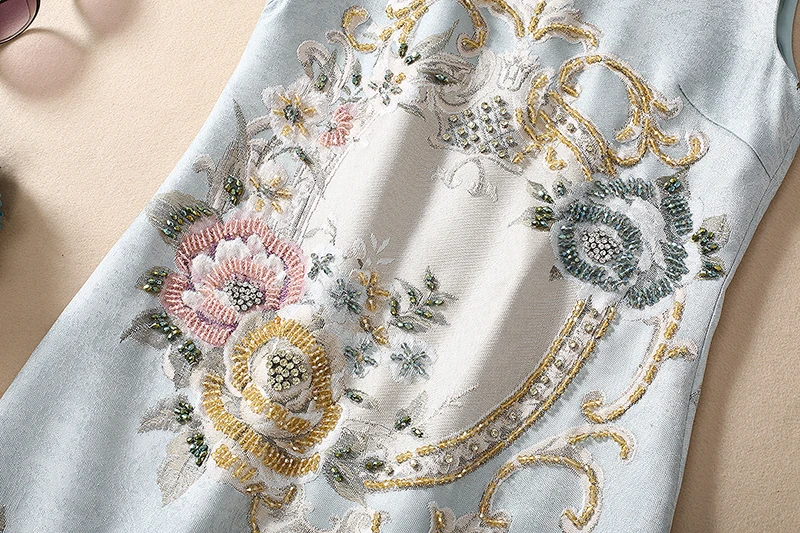 MIUXIMAO роскошное платье весна лето 2020 вечерние платья с цветами бриллиантами