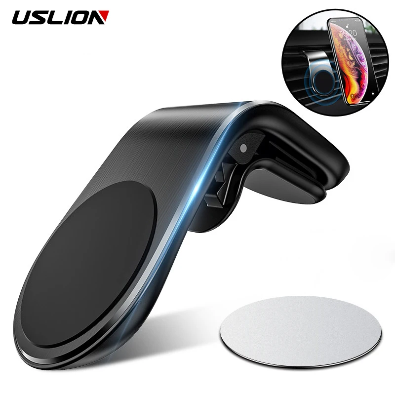 

USLION Car Phone Holder for redmi Magnetic Phone Holder Universal Phone Stand Air Vent Mini Magnetic Telephone Car Amount