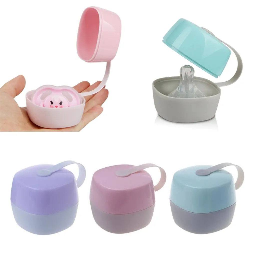 

Portable Baby Infant Kids Pacifier Nipple Cradle Case Holder Travel Storage Box