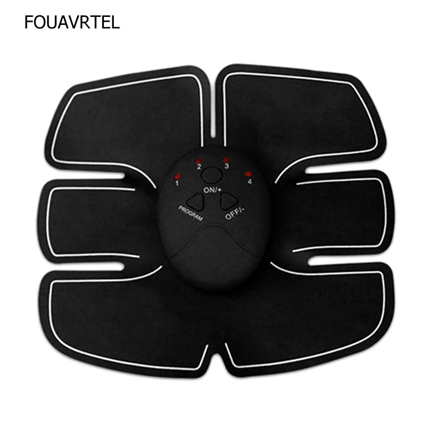 Battery Abdomen FOUAVRTEL перезаряжаемый тренажер для мышц Электрический EMS Тонер для мышц брюшной полости AB стимулятор мышц Тренажер стимулятор для брюшной полости - Цвет: Battery Abdomen