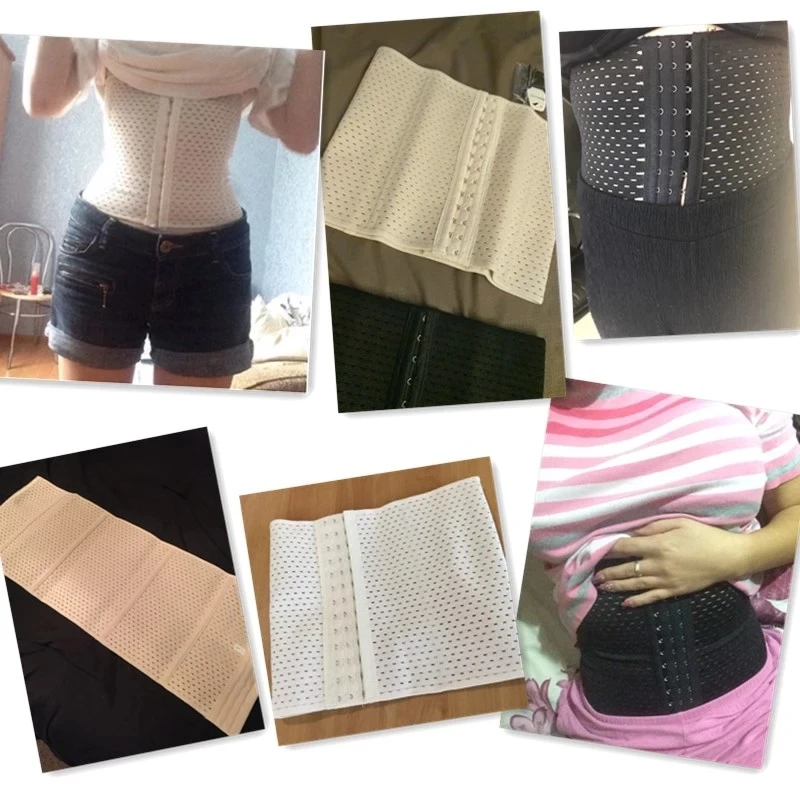 

Body Shaper Waist Trainer Belt Steel Boned Corset Women Postpartum Tummy Control Slimming Girdle Modeling Strap Shapewear Sheath