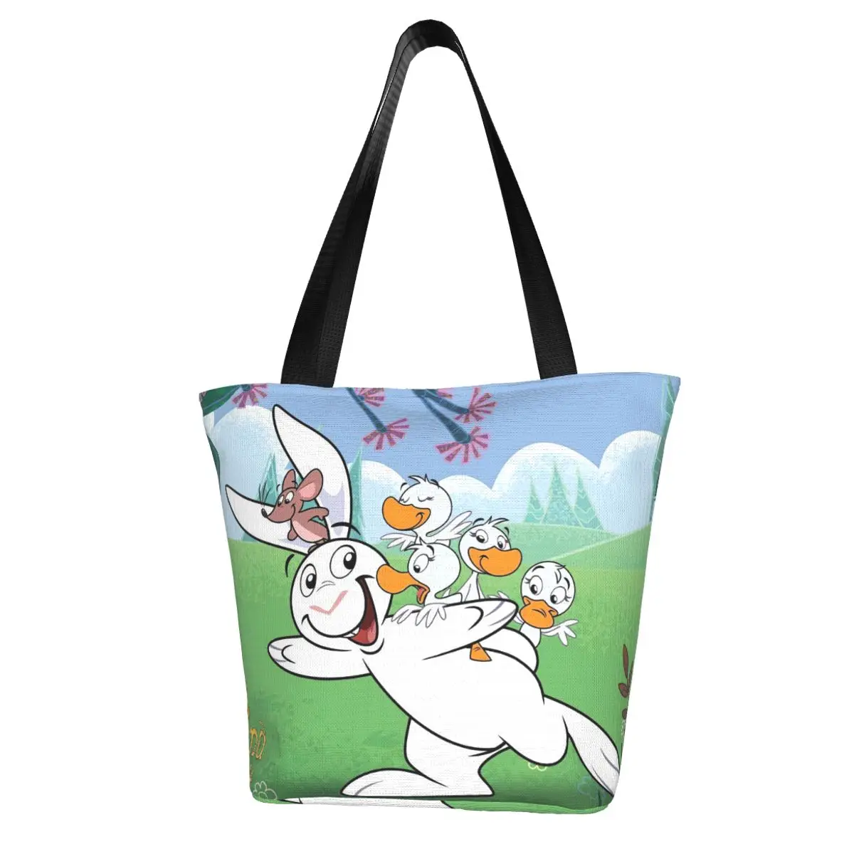 My Friend Rabbit Shopping Bag Aesthetic Cloth Outdoor Handbag Female Fashion Bags