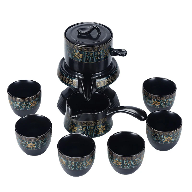 

New Ceramic teaware set Ceramic Kung Fu 8/11/13 pcs Tea Set Stone Grinding Tea Set, Teapot, Tea Cup, Tea Caddy Creative teaware