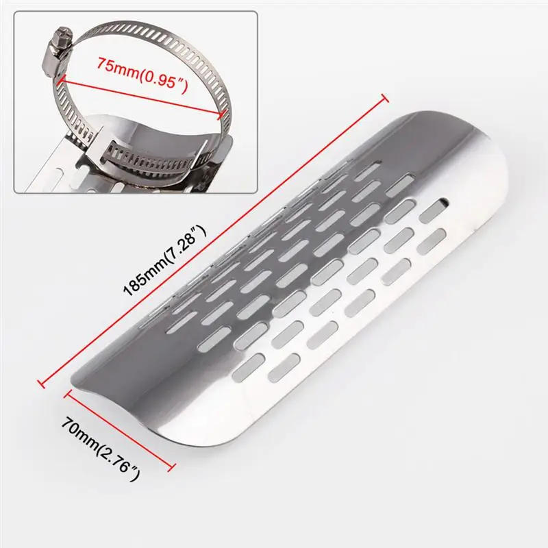 Прорезиненный Теплоизоляционный чехол модификация мотоцикла глушитель