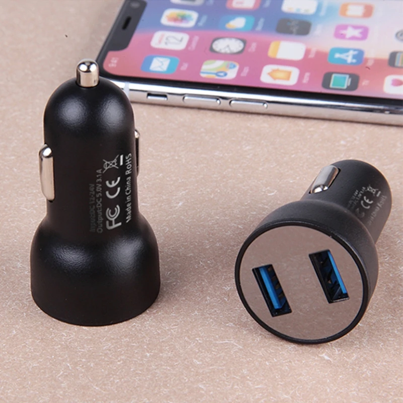 DC 12V 24V двойной зарядное устройство USB цифровой светодиодный дисплей напряжения тока 2.1A адаптер