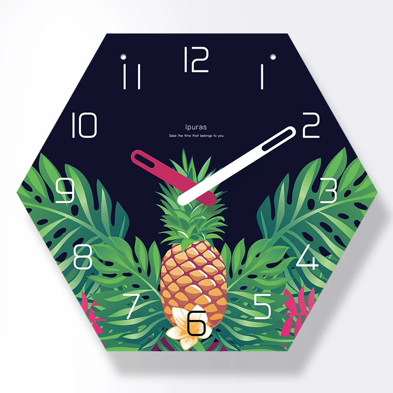 

Pineapple hexagonal acrylic rope simple fashion watch living room bedroom quiet home
