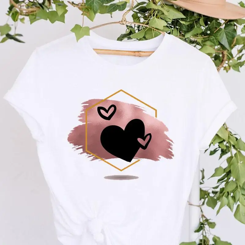 

Женская футболка с коротким рукавом, принтом и графическим принтом