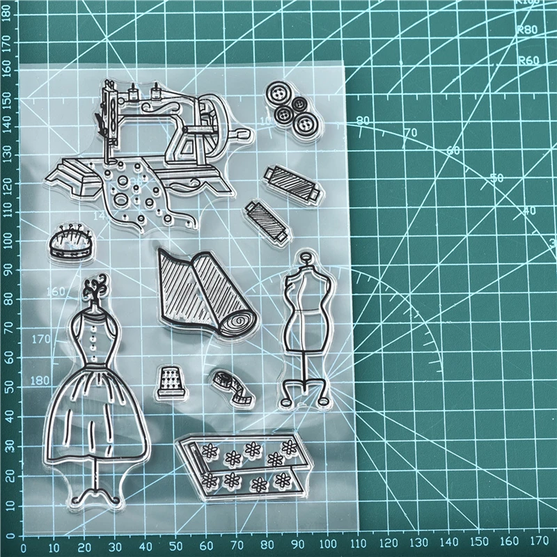 Инструмент для изготовления одежды прозрачные штампы 2019 резиновая Прозрачная