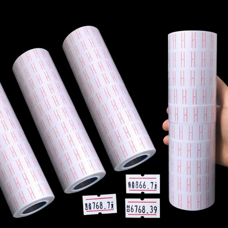 5 Roll Colorful Adhesive Price Label Paper Tag Mark Sticker For MX-5500 Gun Labeller Stickers Colors | Дом и сад