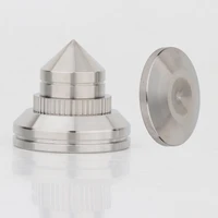 4set high quality stainless steel speaker spike isolation foot stand cone turntable amp cd dac recorder