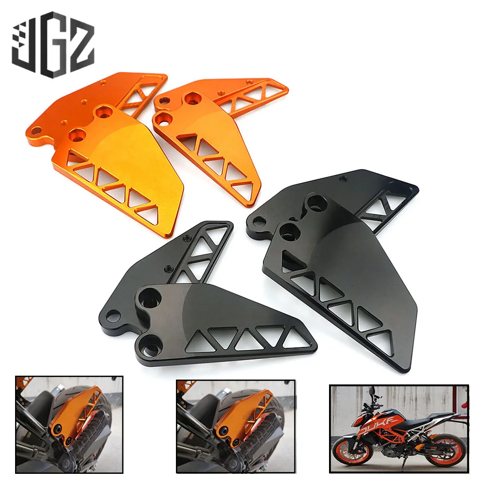Мотоциклетная CNC алюминиевая передняя задняя защитная крышка для ног крепление для пятки защита для KTM DUKE 250 390