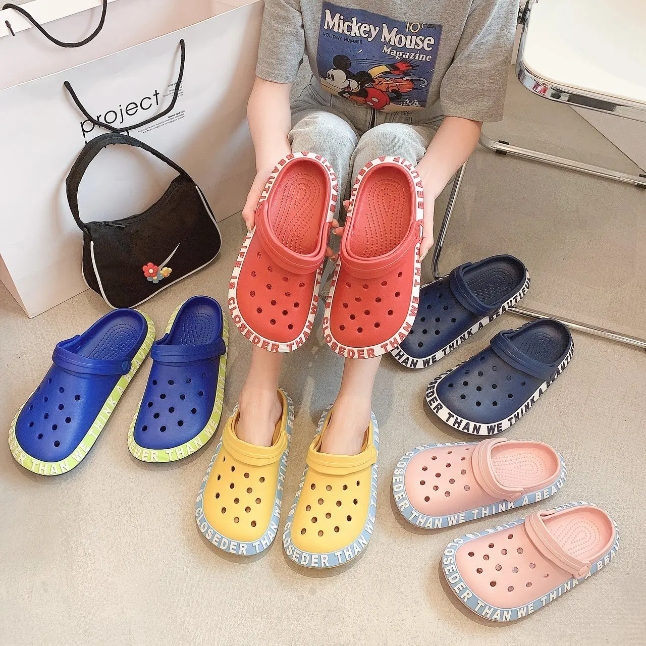 

House Slippers Woman Flats Design Slipper Female 2021 Summer Shoes Ladies Home Soft Slippers for Women Beach Shoes Women Slides
