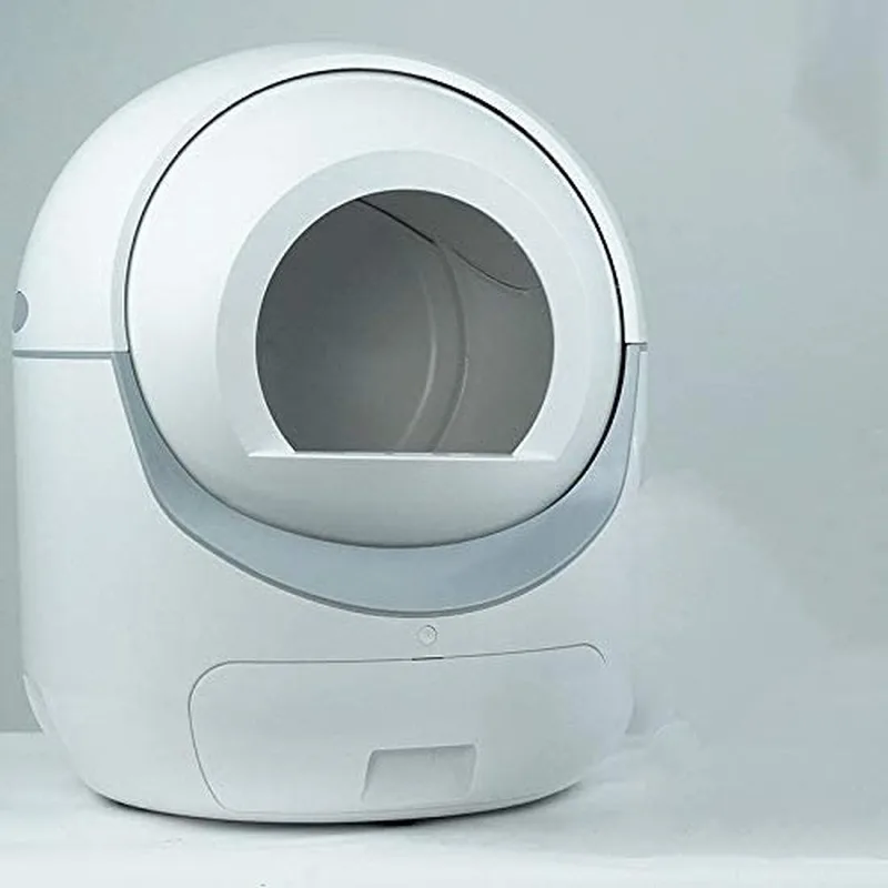 

Practical Litter Box, Automatic Splash-proof Cat Litter Box Fully Enclosed Smart Gift Litter For Kitty Toilet Cat Box,