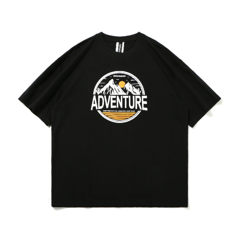 

Fashion 100% Cotton Casual Short Sleeve Comfortable Fabric Street Men T-shirt Casual O-neck MensTshirt Streetwear High Quality