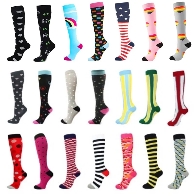 

Compression Stockings Men Women Stocking Breathable Fitness Sport Socks Outdoor Pressure Running Cycling Compression Socks