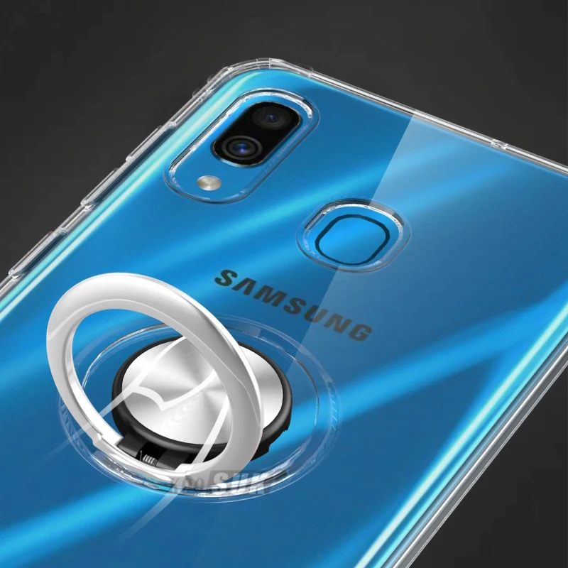 Прозрачный чехол для samsung Galaxy A20 крышка Роскошная прозрачная оболочка для samsung A90 A80 A70 A60 A50 A50s A40 A30 A30s A20e A10 чехол