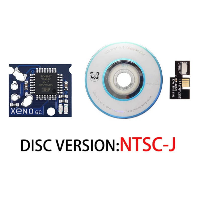 

KX4A Xeno direct-read chip with SD2SP2 Card Adapter & NTSC-J/NTSC-U/PAL Disk for NGC