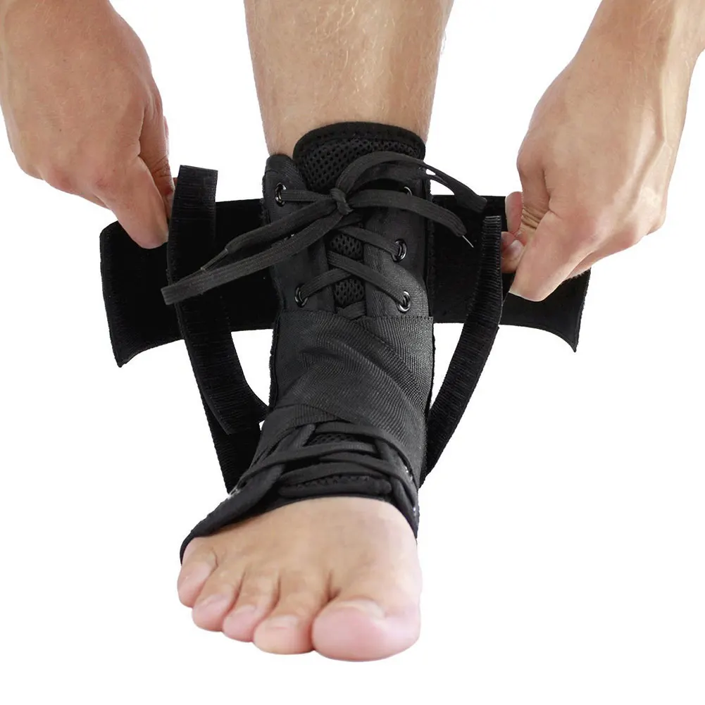 

1pc Sports Injury Ankle Protector Climbing Training Pressurized Cycling Fastening Tape Reduce Swelling Hiking Adjustable Bandage