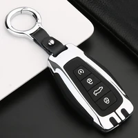 zinc alloysilicone car remote key case cover holder shell for geely coolray 2019 2020 4 button car styling accessories