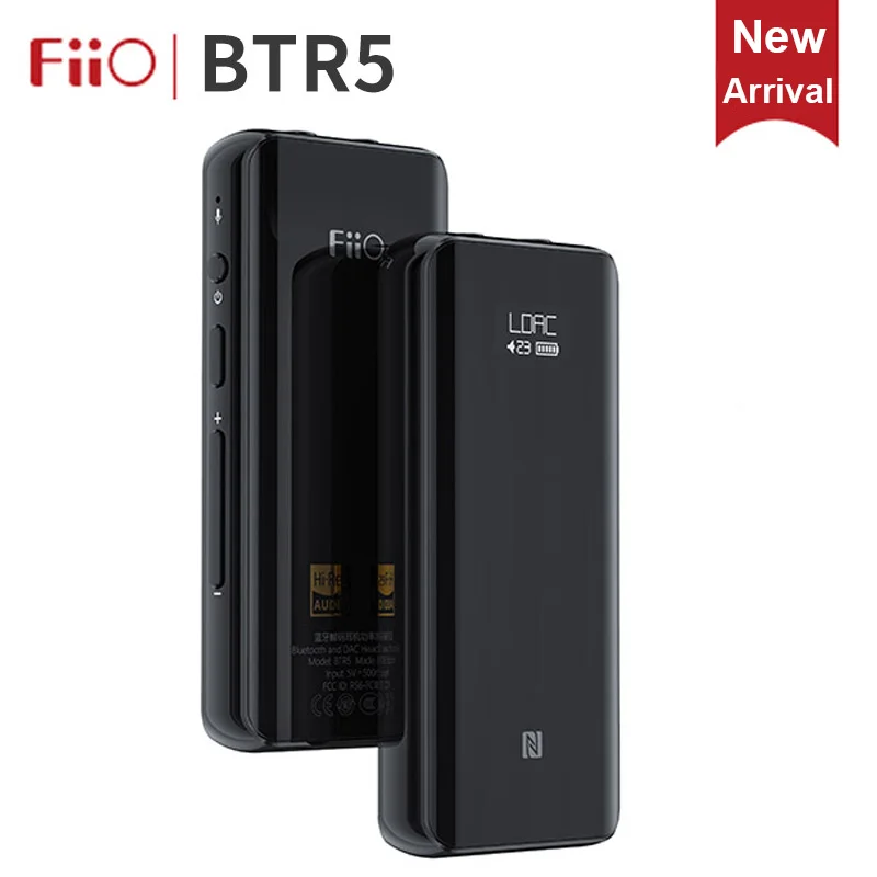 Новый портативный Bluetooth усилитель для наушников FiiO BTR5 CSR8675 AptX HD LDAC USB DAC AAC iPhone iOS