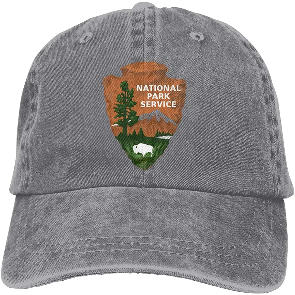 

Wholesale Denim Cap US National Park Logo Baseball Dad Cap Adjustable Classic Sports For Men Women Hat