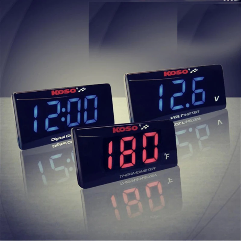 Мотоциклетный термометр для XMAX 300 400 NMAX KOSO Mini quad square lcd цифровой умный датчик