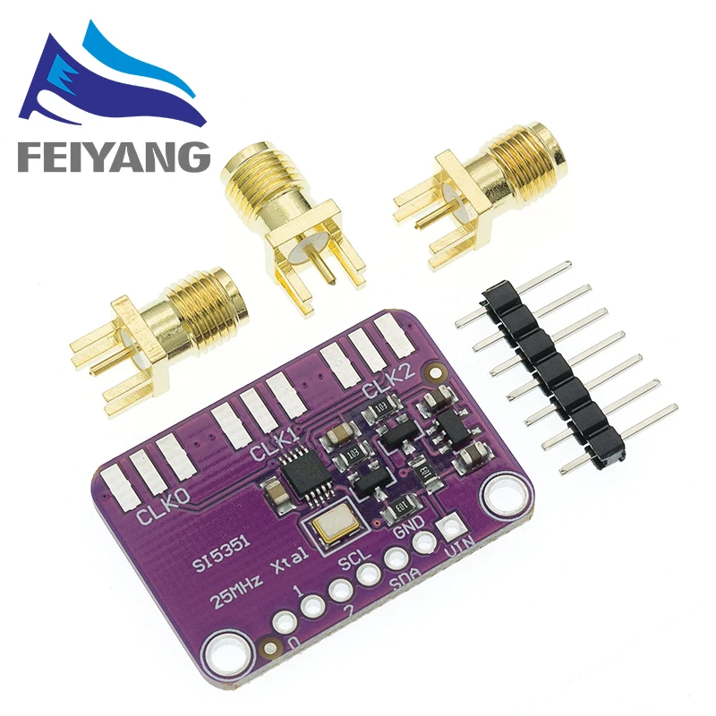 Модуль коммутационной платы Si5351A Si5351 I2C 3-5 В 10 шт. 8 кгц-160 МГц для Arduino - купить по