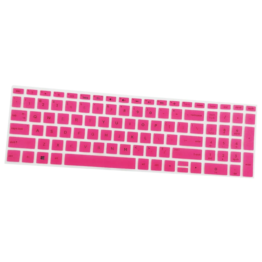 Pink as described Высокая невидимая защитная оболочка клавиатуры для hp 15,6 дюймов BF ноутбука ПК - Цвет: Pink as described
